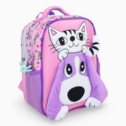 Cat & Dog Glossy Backpack – 12 Inches