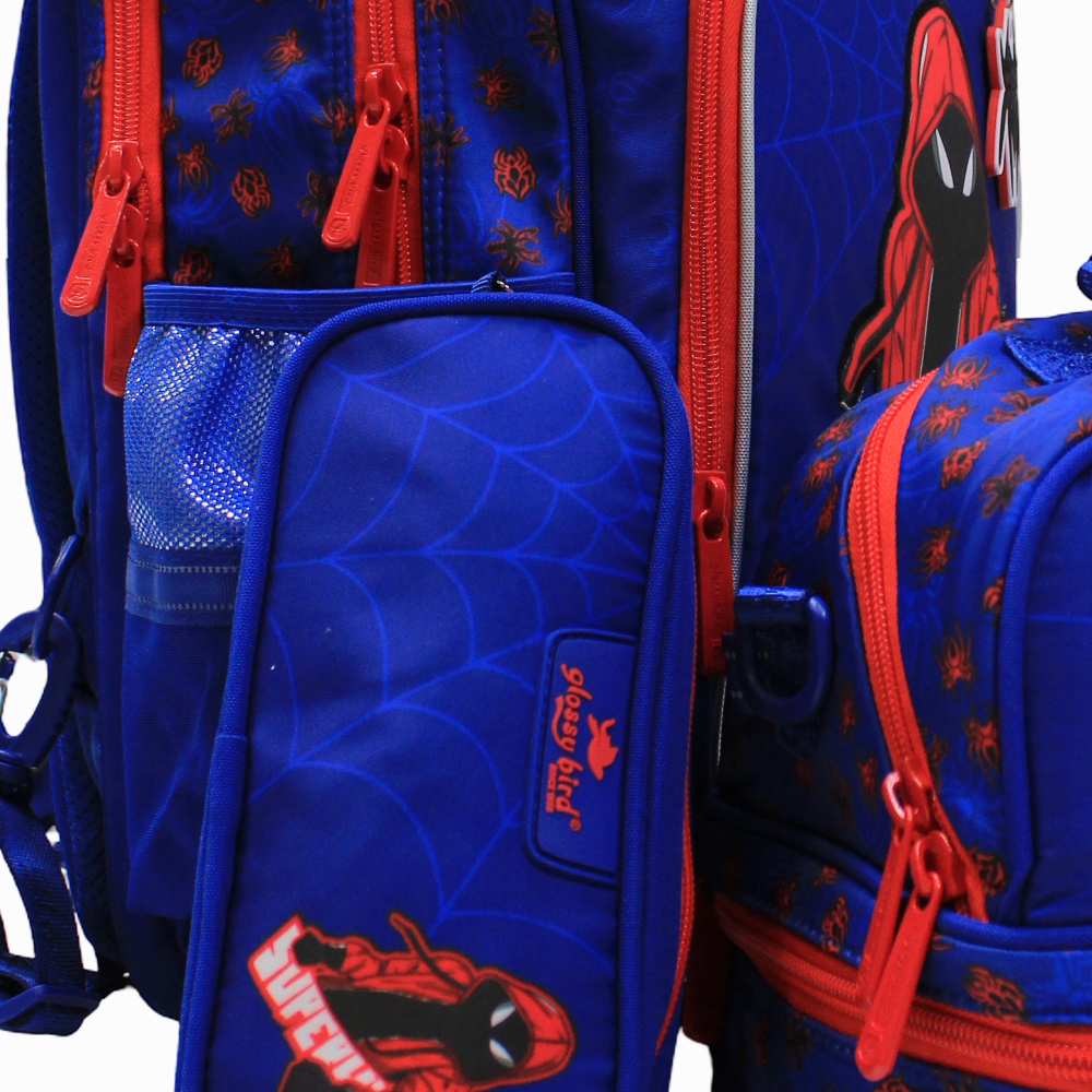 Spidey School Set - 17 Inches (Backpack + Lunch Bag + Pencil Case )
