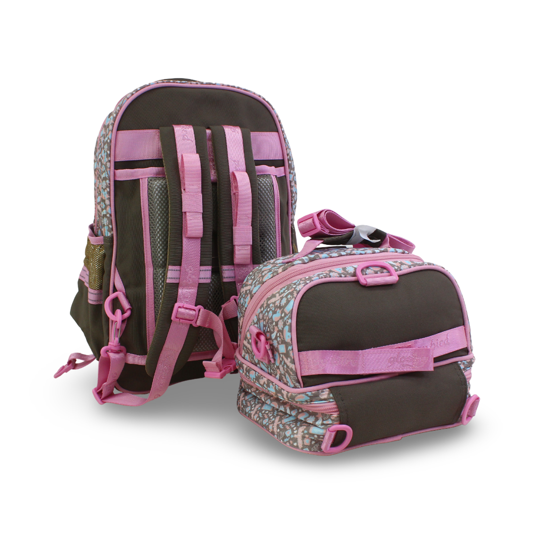 Glossy Bird School Set Unicorn Backpack – Blue