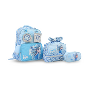Glossy Bird School Set Elsa Backpack – Baby Blue