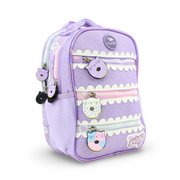 Glossy Bird Cute Cats Backpack – Purple
