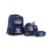 Glossy Bird School Set Dino Backpack – Navy