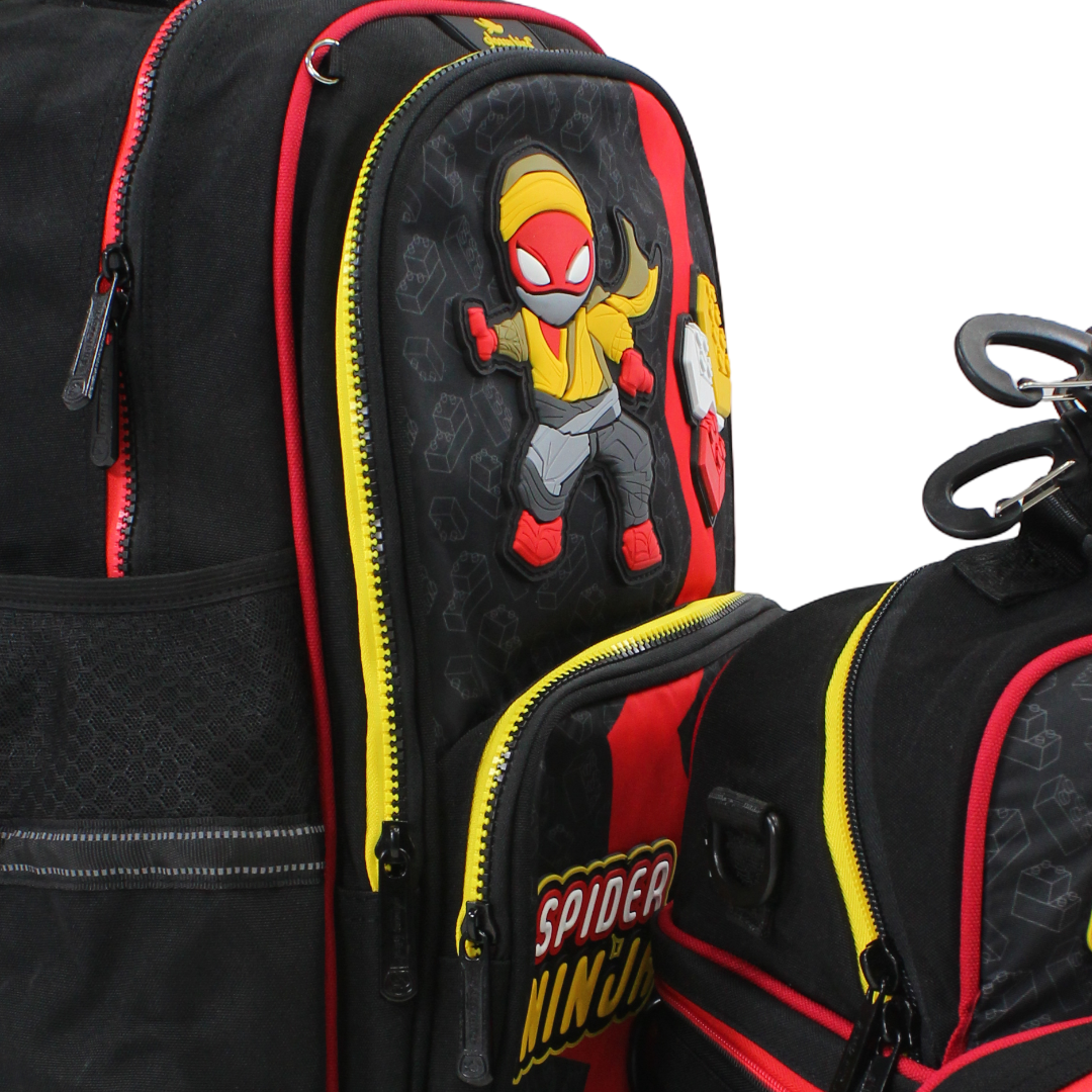 Glossy Bird School Set Spider-Man Backpack – Black