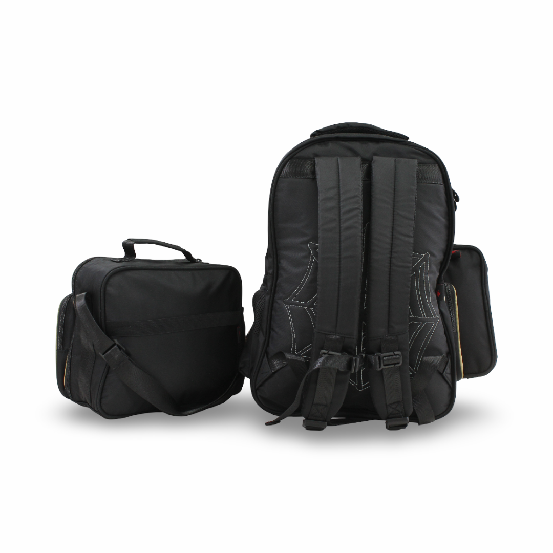 Glossy Bird School Set Spider-Man Backpack – Black