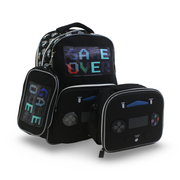 Glossy Bird School Set Game Over Backpack – Black