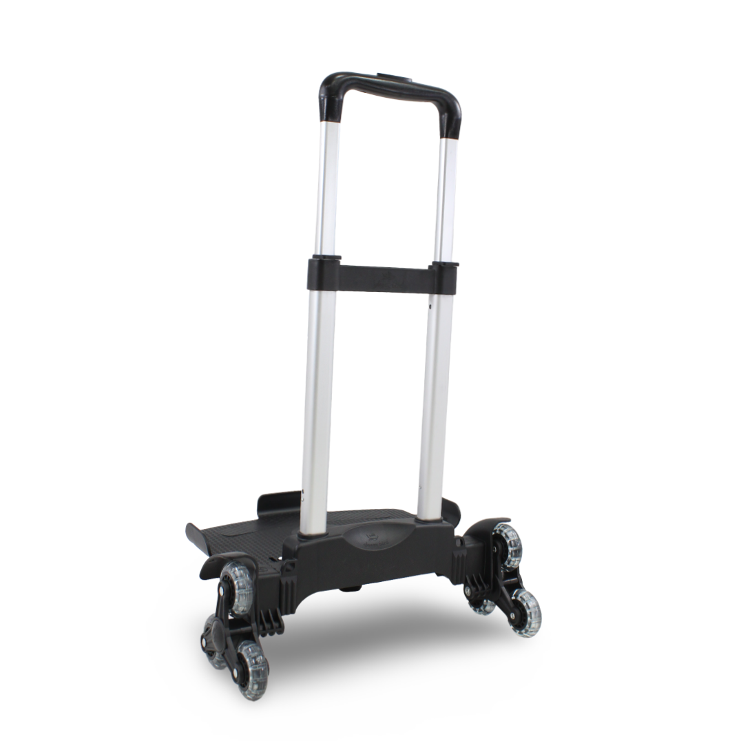 Glossy Bird Trolley Bag Holder – Black (Size: 16-18 Inches)