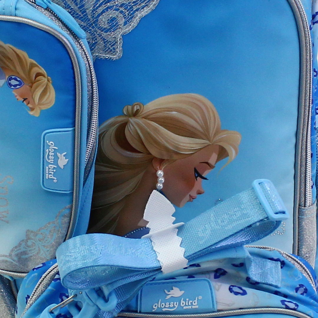 School Set 17 Inches – Baby Blue with Frozen Design