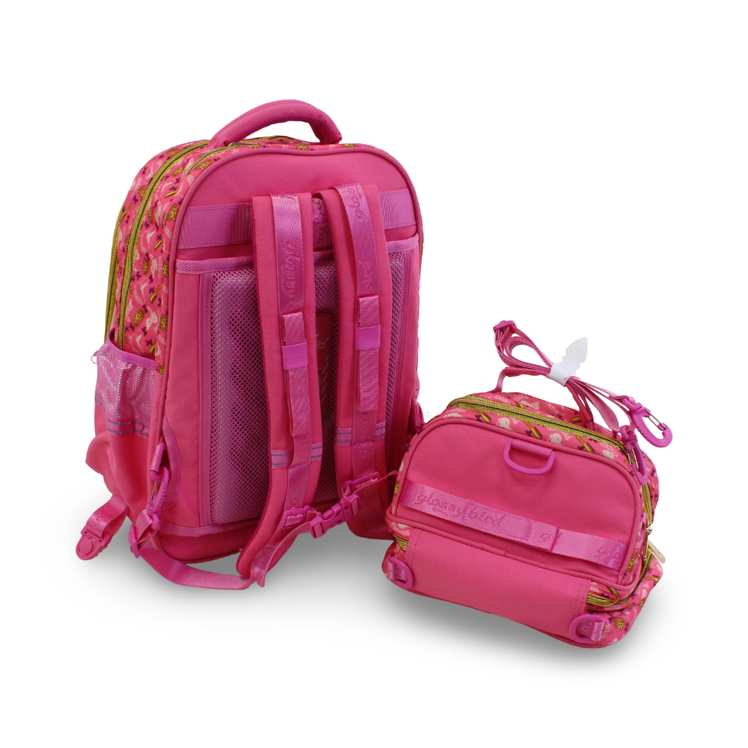 School Set 17 Inches – Pink with Princesses Design