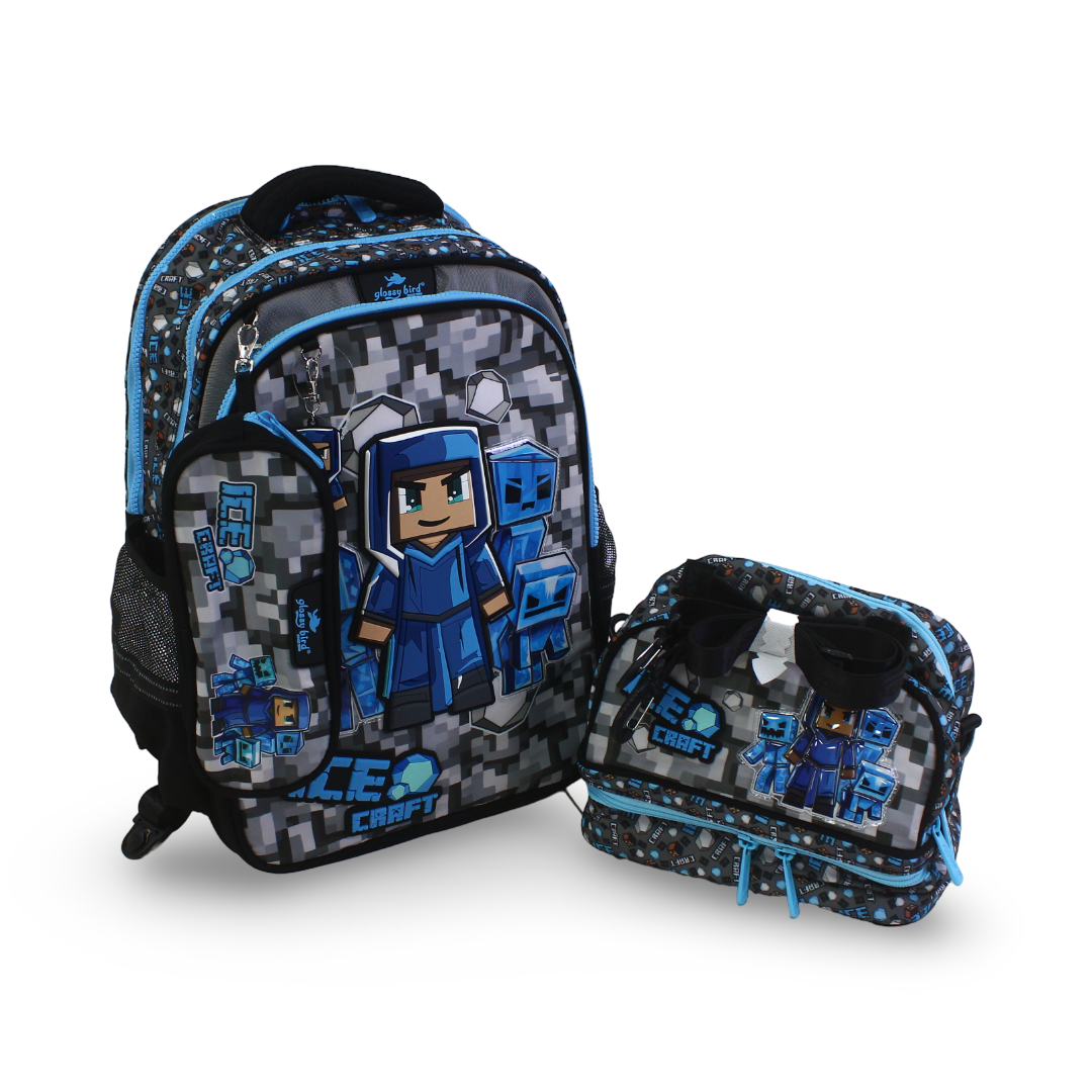 School Set 17 Inches – Black with Ice Craft Design