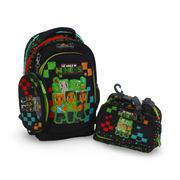 School Set 16 Inches – Black & Green with The World of Mines Design