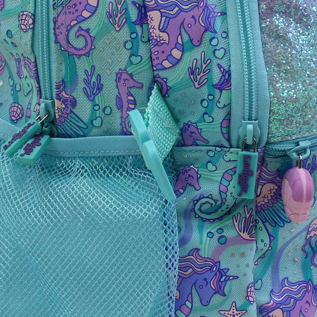 Smiggle Backpack Seahorse Design 17 Inches – Aqua