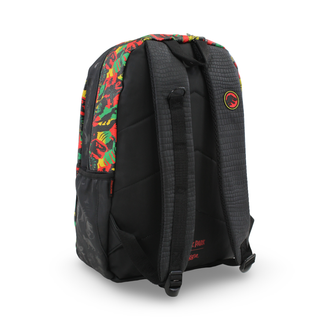 Smiggle Backpack Jurassic Park Design 17 Inches – Black