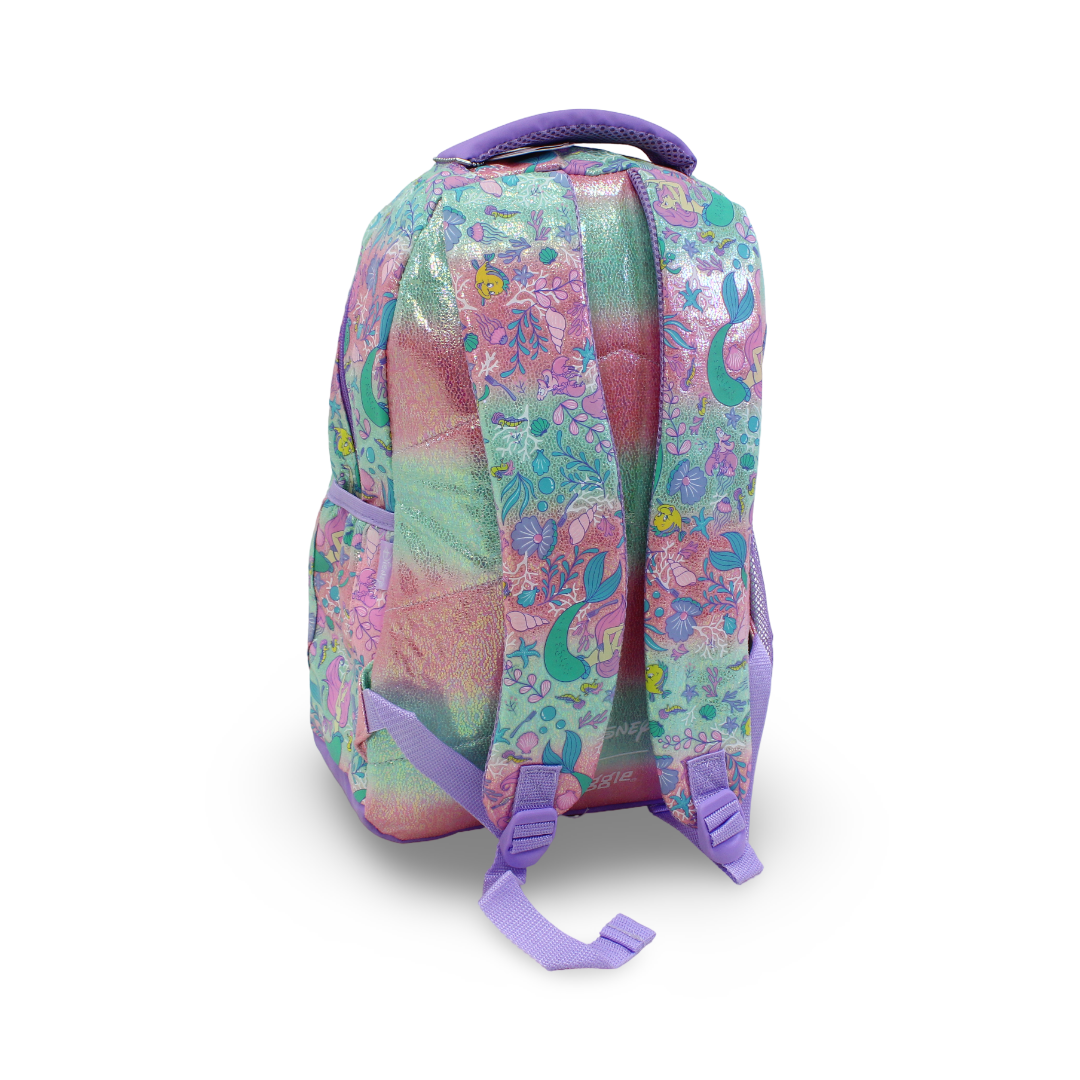 Smiggle Backpack Mermaid Design 17 Inches – Purple