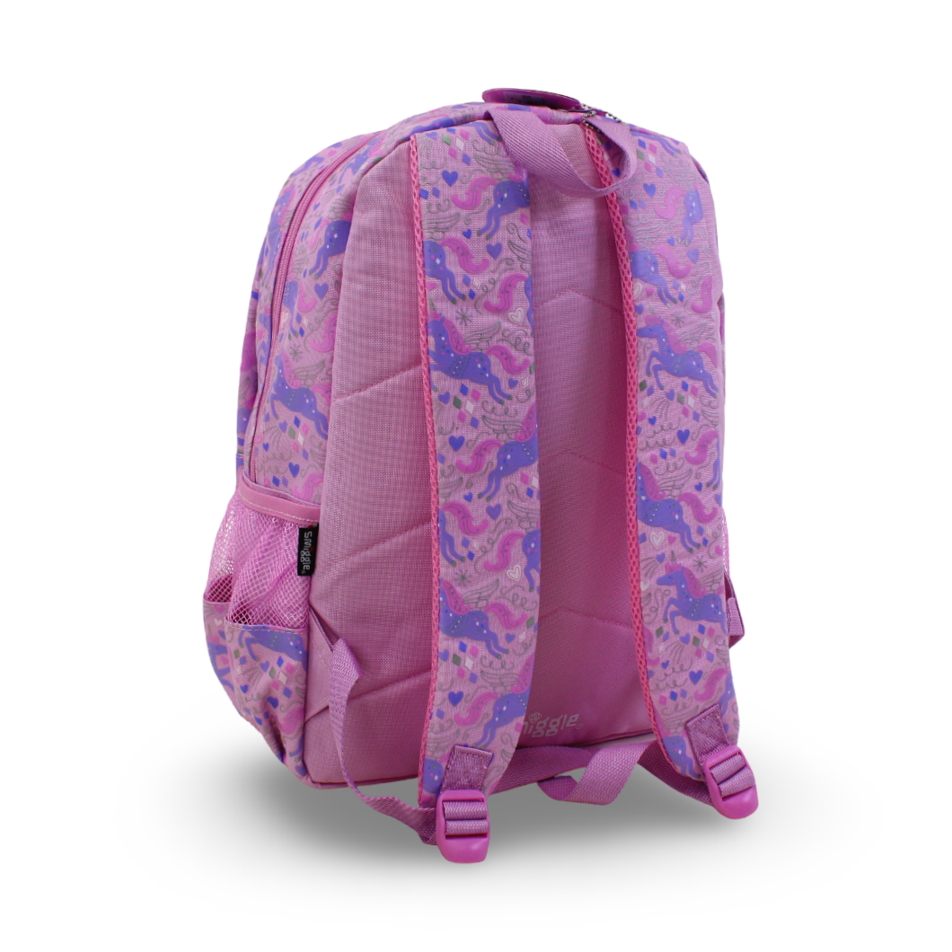 Smiggle Backpack Unicorn Design 17 Inches – Pink