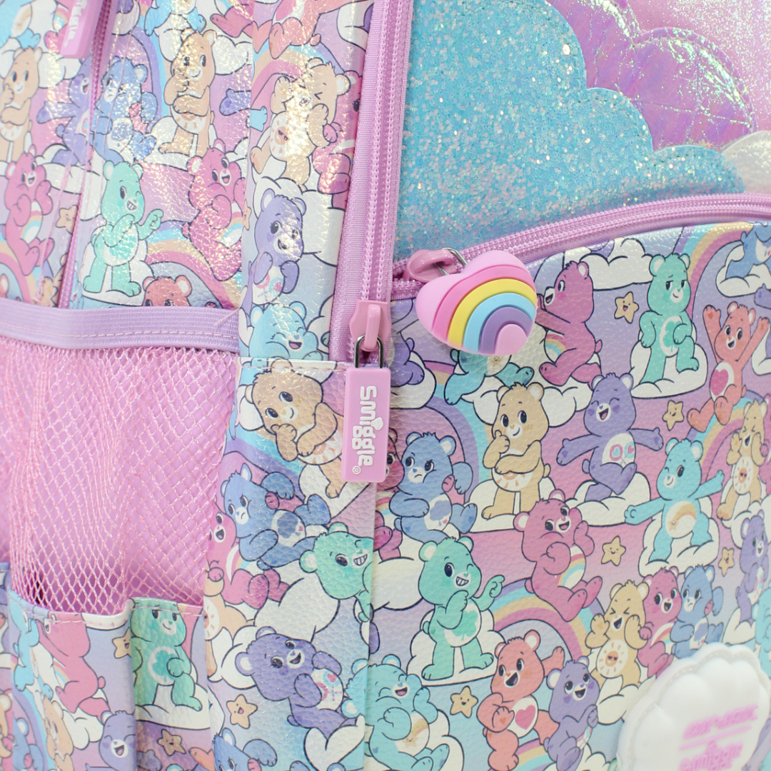 Smiggle Backpack Bear Design 17 Inches – Pink
