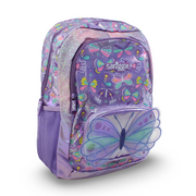 Smiggle Backpack Butterfly Design 17 Inches – Purple