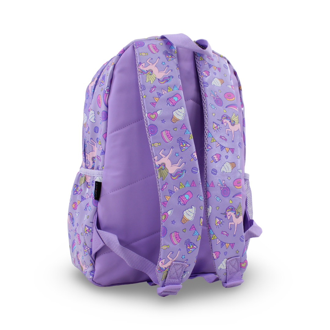 Smiggle Backpack Unicorn Design 17 Inches – Purple
