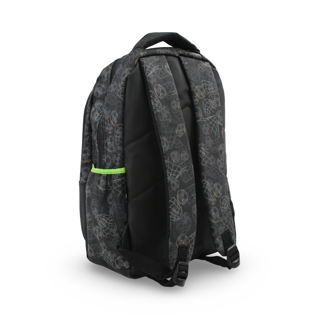 Smiggle Backpack Football Design 17 Inches – Black