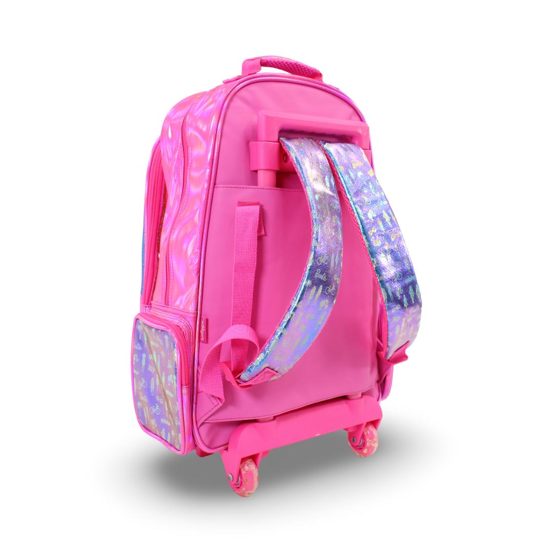 Smiggle Trolley Bag Barbie Design 18 Inches – Fuchsia