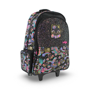 Smiggle Trolley Bag Mermaid Cat Design 18 Inches – Black