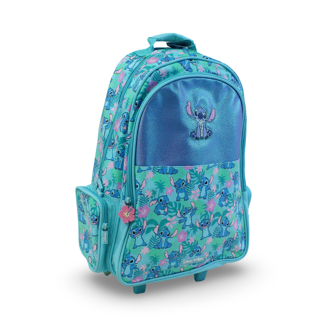 Smiggle Trolley Bag Stitch Design 18 Inches – Aqua