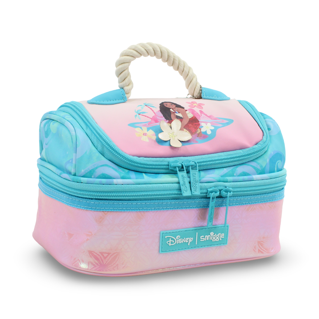 Smiggle Lunch Bag Moana Design – Pink & Aqua