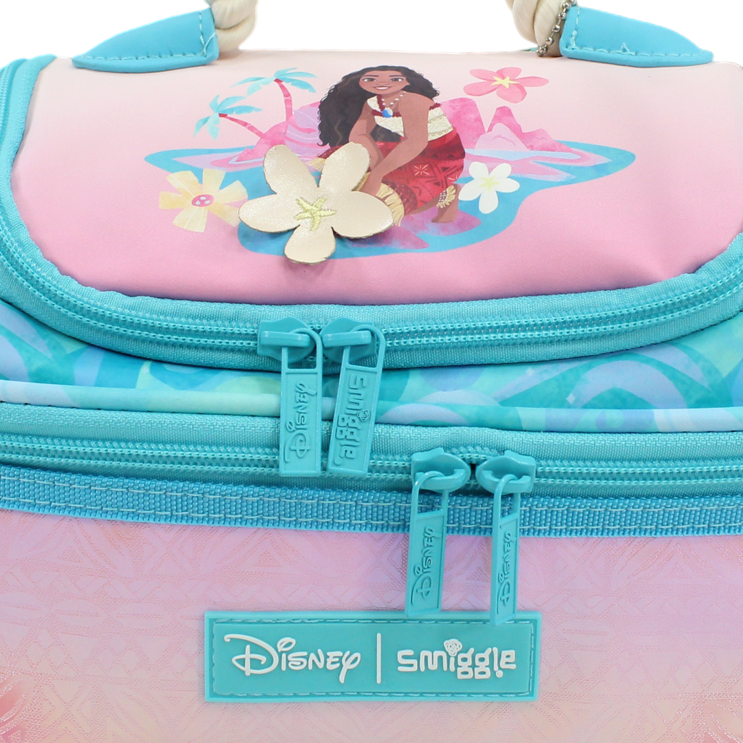 Smiggle Lunch Bag Moana Design – Pink & Aqua
