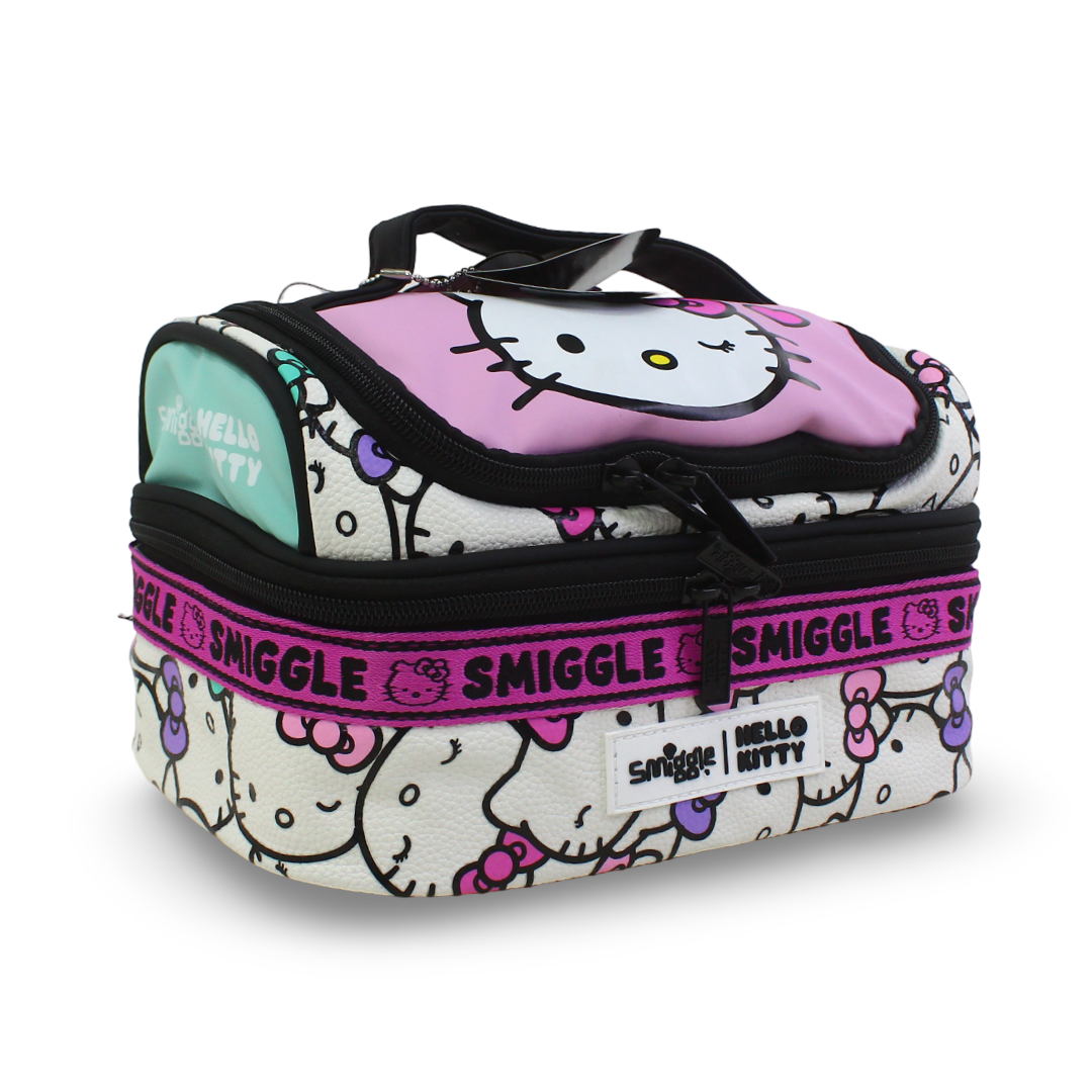Smiggle Lunch Bag Hello Kitty Design – White & Pink