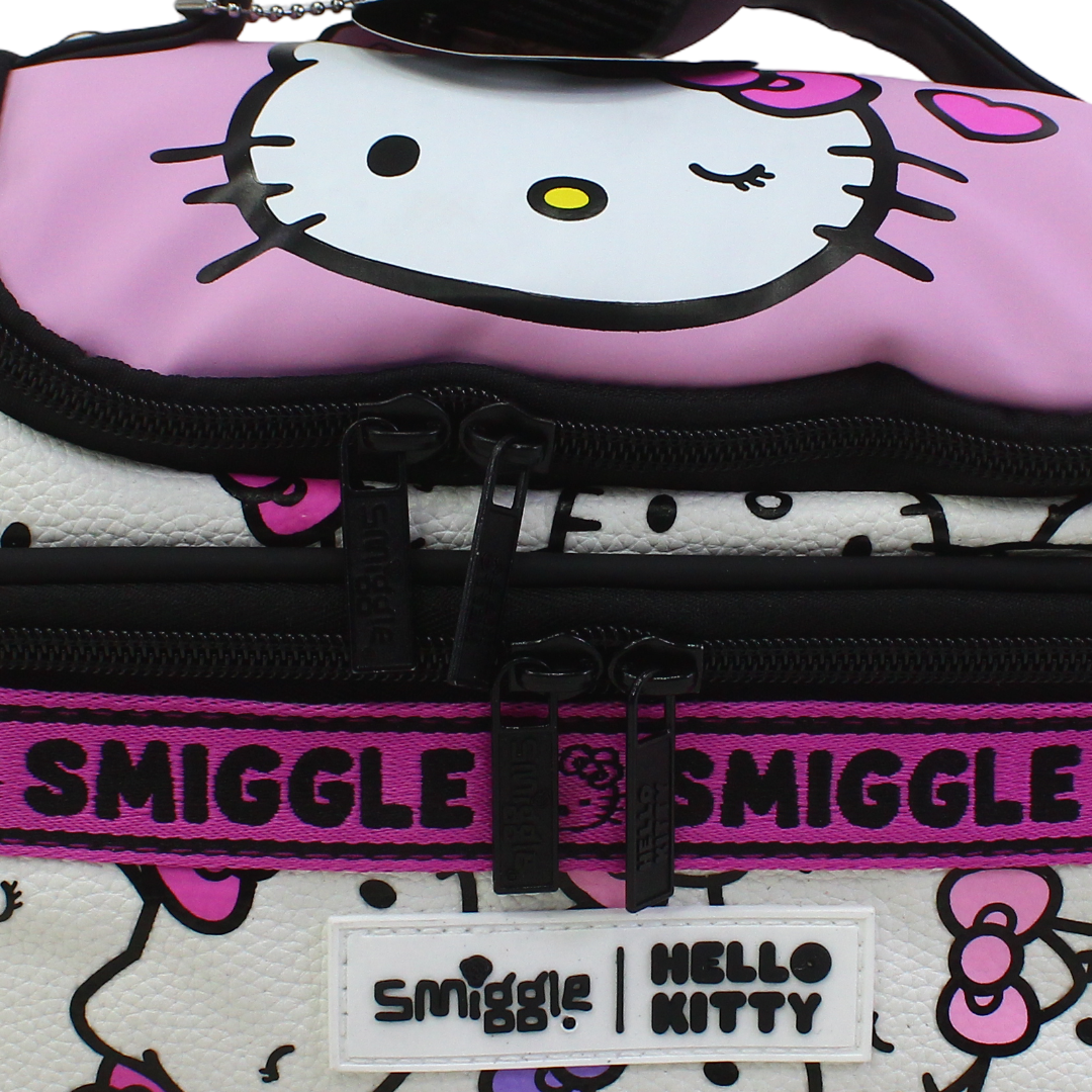 Smiggle Lunch Bag Hello Kitty Design – White & Pink