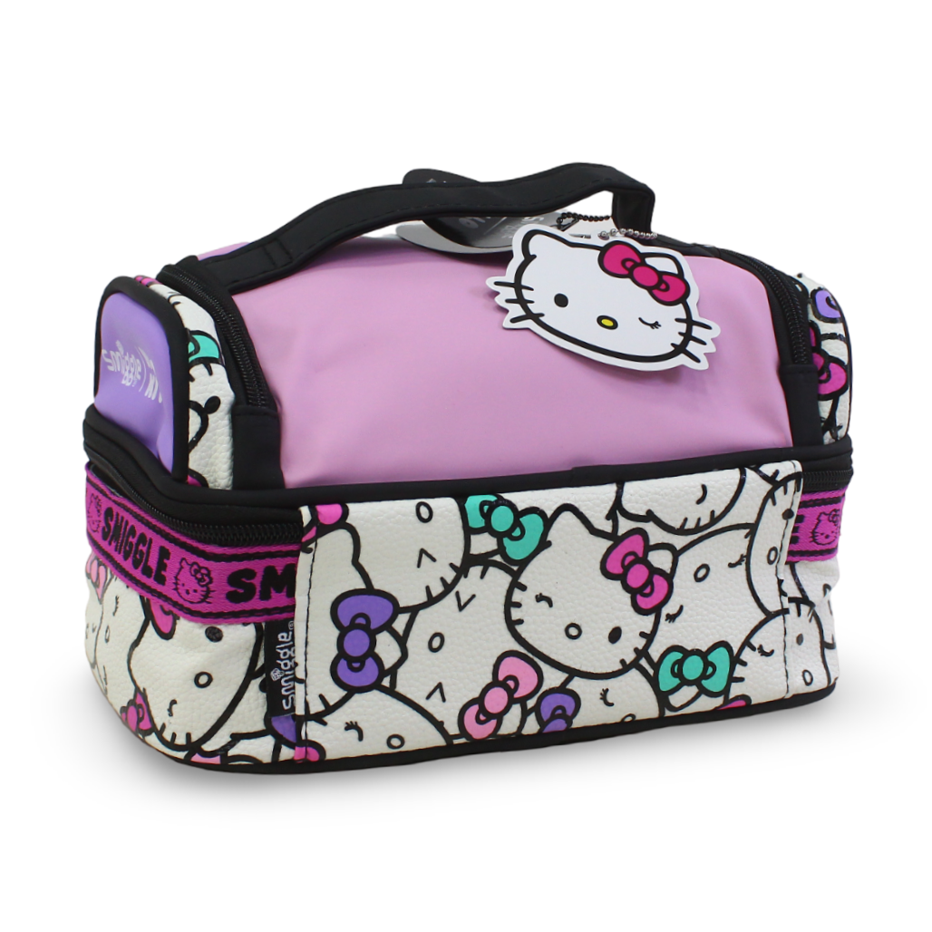 Smiggle Lunch Bag Hello Kitty Design – White & Pink