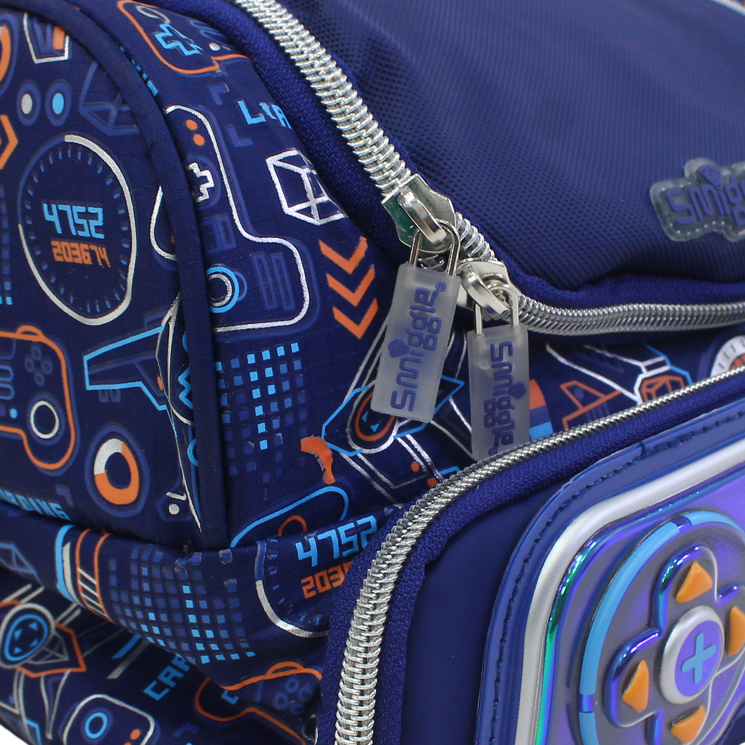 Smiggle Lunch Bag Gaming Design – Navy