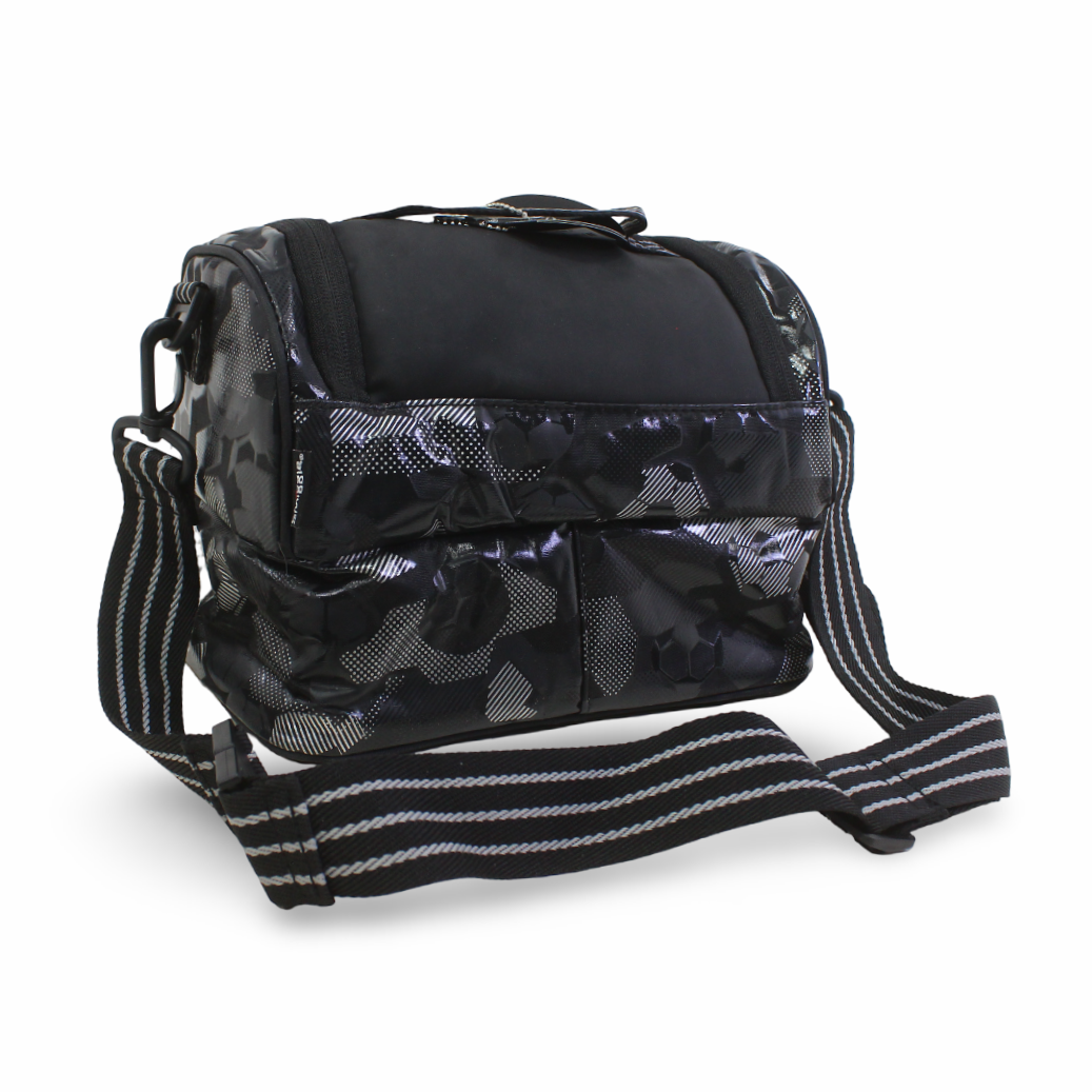 Smiggle Lunch Bag Football Design – Black