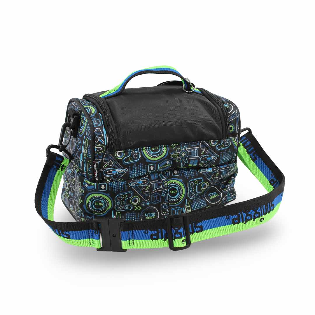 Smiggle Lunch Bag Gaming Design – Black