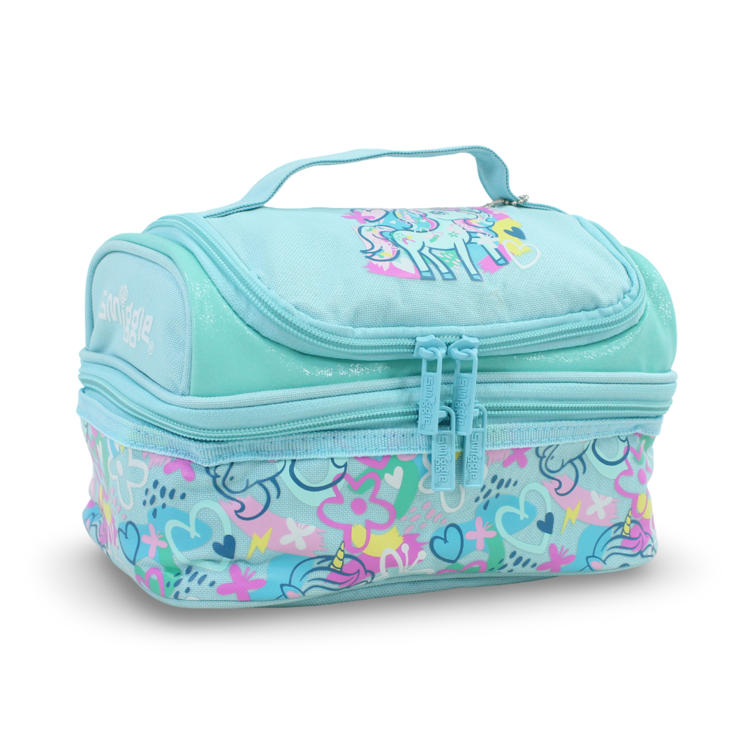 Smiggle Lunch Bag Unicorn Design – Aqua