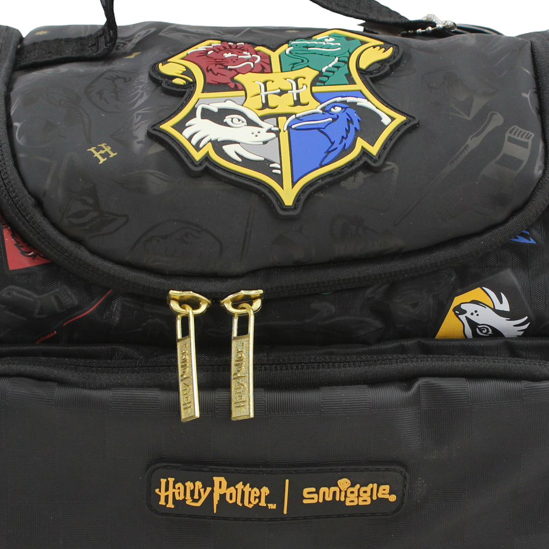 Smiggle Lunch Bag Hogwarts Harry Potter Design – Black
