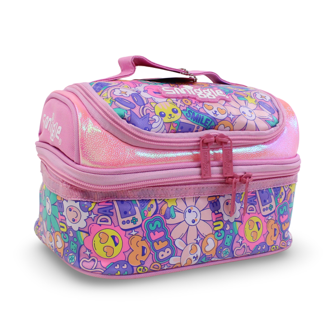 Smiggle Lunch Bag Smile Potter Design – Pink