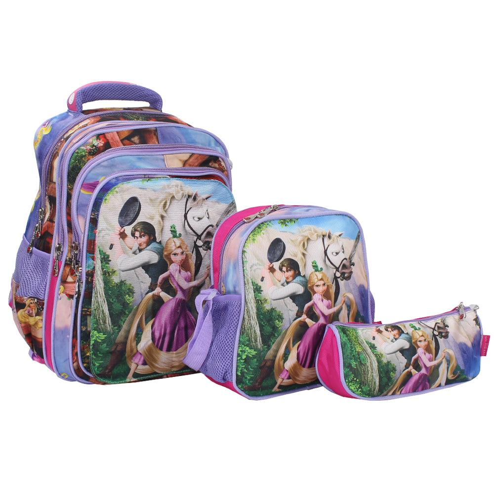 School Set 15-Inch (Rapunzel) - Ourkids - Golden Bag