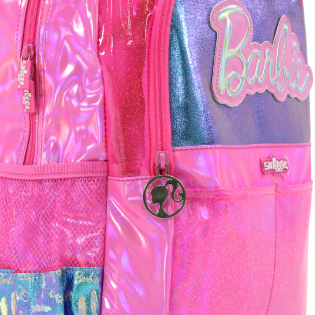 Golden Bag Backpack Barbie Design 17 Inches – Fuchsia