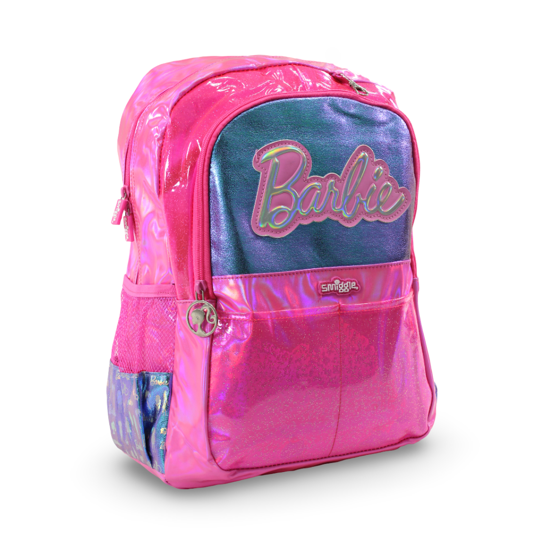 Golden Bag Backpack Barbie Design 17 Inches – Fuchsia