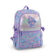 Golden Bag Backpack Purple Boba Tea Pastel Design 17 Inches – Purple
