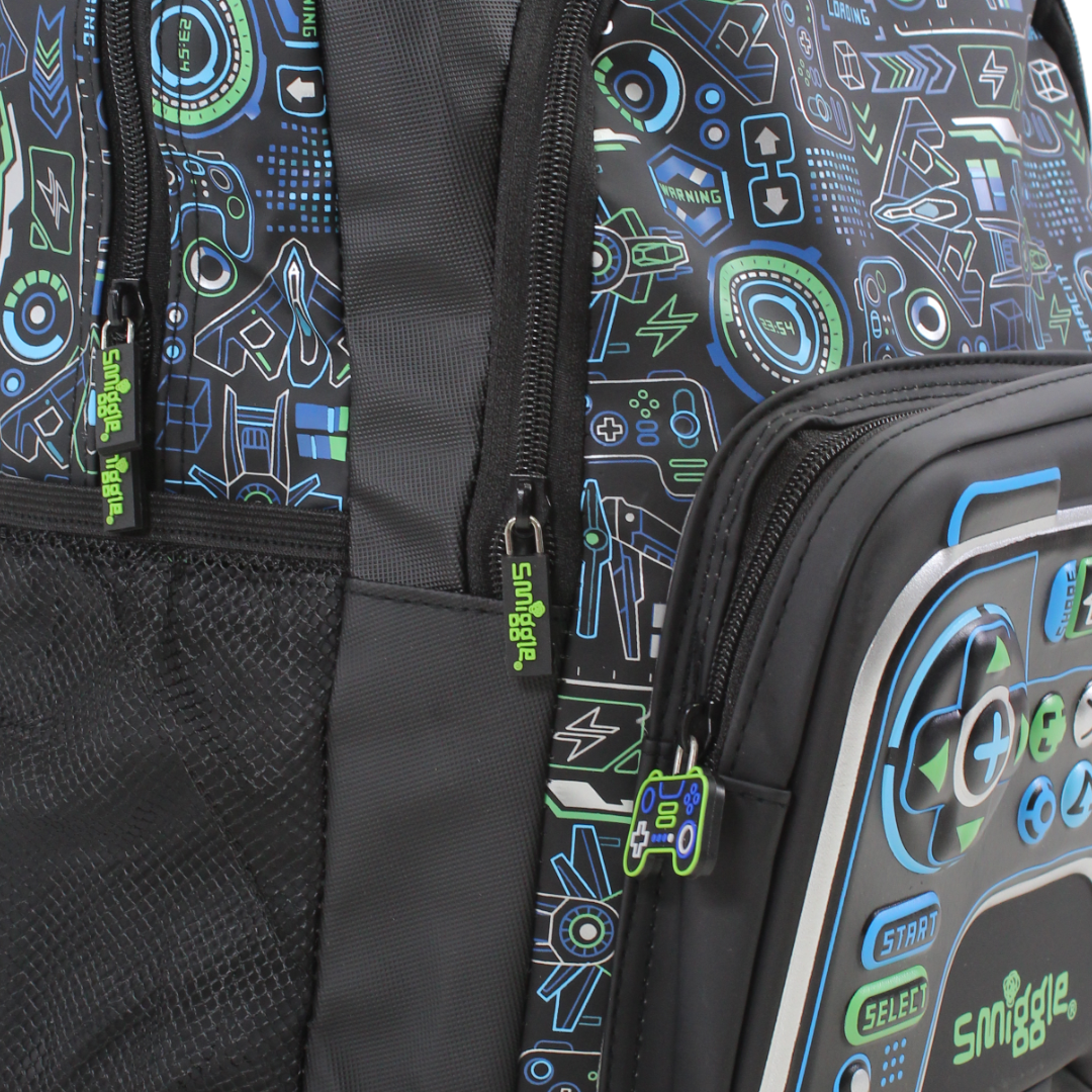 Golden Bag Backpack Game on Design 17 Inches – Navy