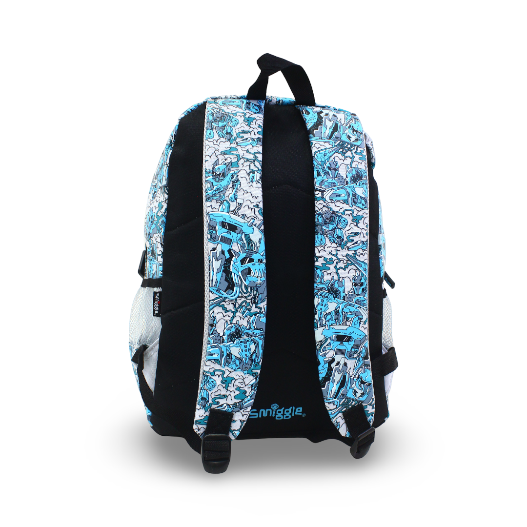Golden Bag Backpack Football Design 17 Inches – Baby Blue