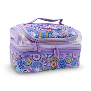 Golden Bag Lunch Bag Flowers Design – Purple