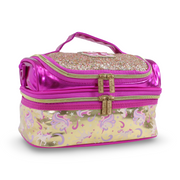 Golden Bag Lunch Bag Unicorn Design – Fuchsia & Gold