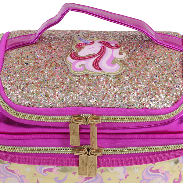 Golden Bag Lunch Bag Unicorn Design – Fuchsia & Gold