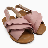 Girls Leather Sandals – Ruffles