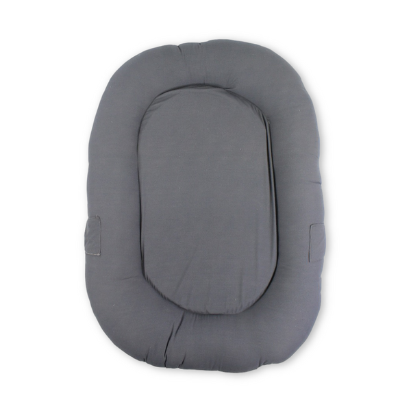 Newborn Baby Nest Bed – Grey with Koala, Crescent Moon, and Stars Print