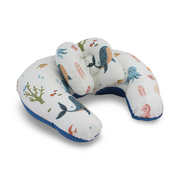 Nursing Pillow – Turquoise with Seabed Print