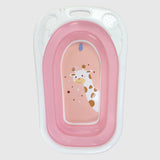 Pink Happy Baby Foldable Bathtub (Giraffe)
