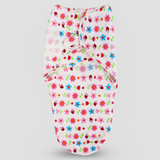 Cotton Baby Swaddle – Off-White Floral